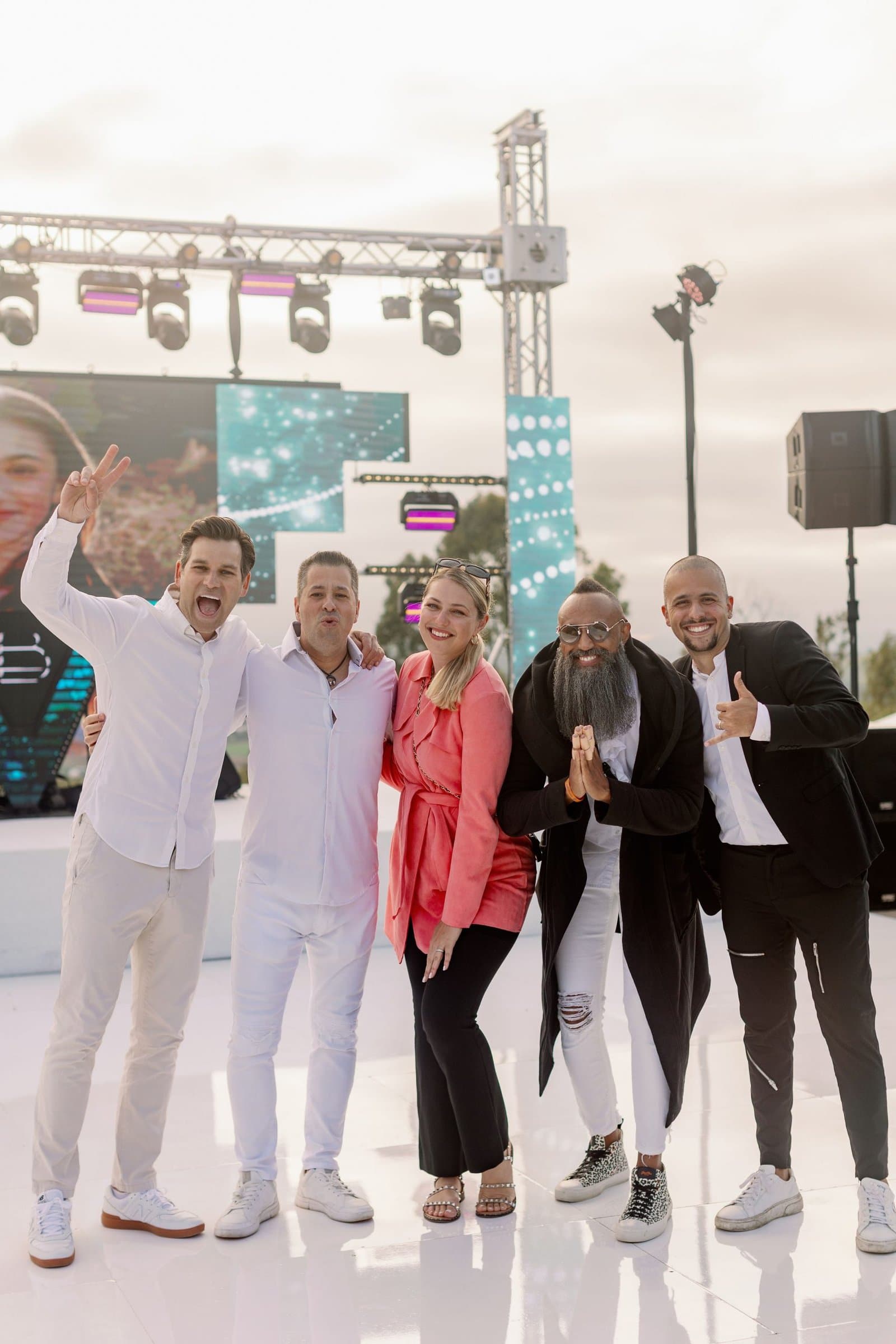 MC and DJ Gilad at a Bar Mitzvah celebration in Los Angeles