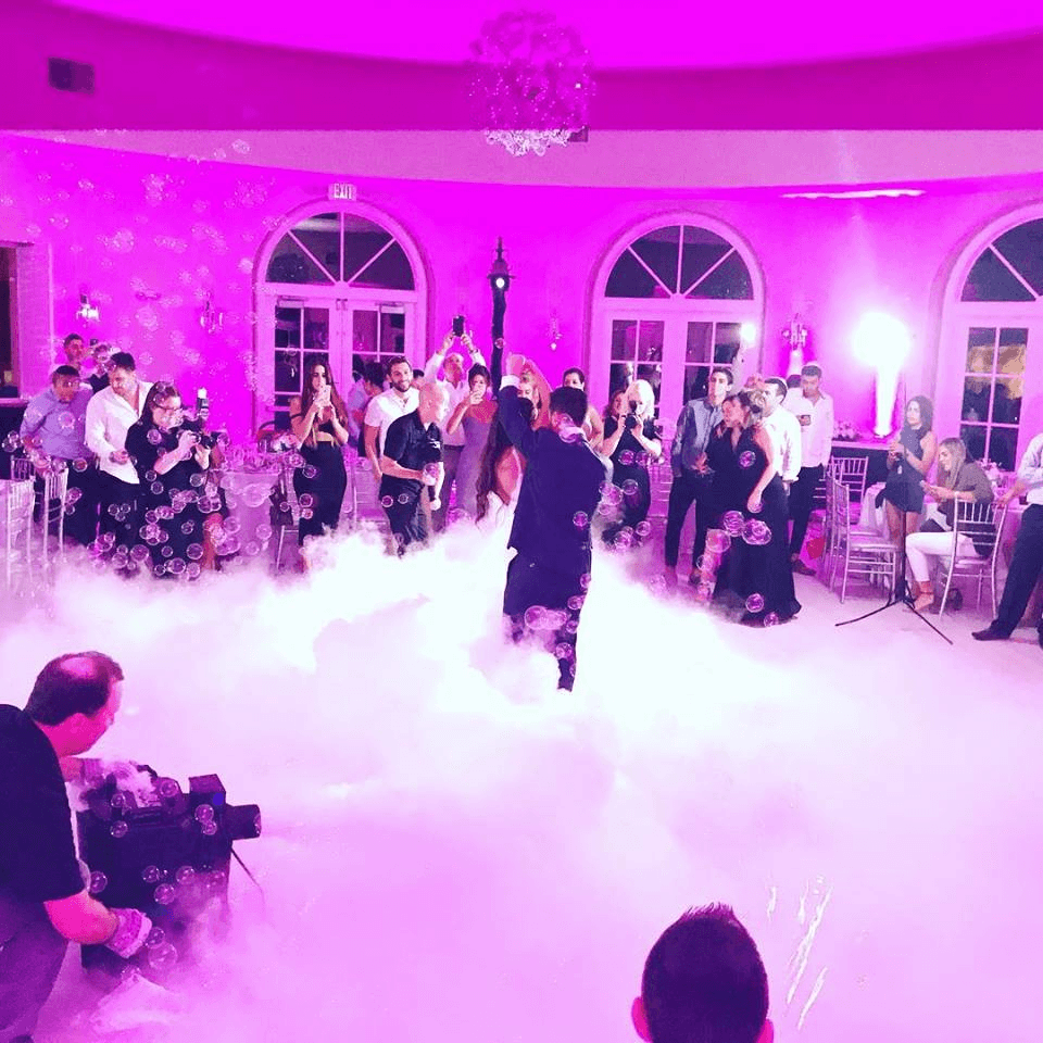 Jewish wedding entertainment with LED screens in Los Angeles
